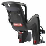 Siège enfant de vélo arrière Polisport Bilby Maxi FF fixation cadre - noir/gris foncé