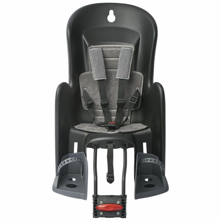 Siège enfant de vélo arrière Polisport Bilby Maxi FF fixation cadre - noir/gris foncé