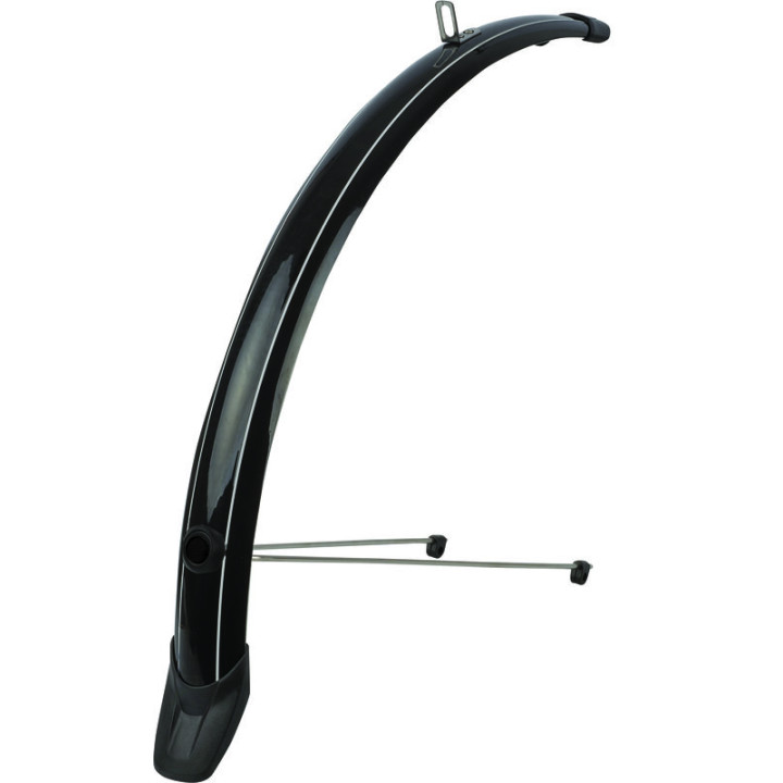 Jeu de garde-boues Polisport Towny 28/51Mm - noir | Oxmoto