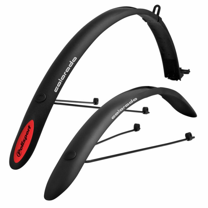 Jeu de garde-boues Polisport Expander City 51/Trekking 26/28 noir