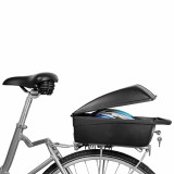 Top case vélo Polisport montage direct noir | Oxmoto