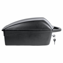Top case vélo Polisport système d'attache rapide noir