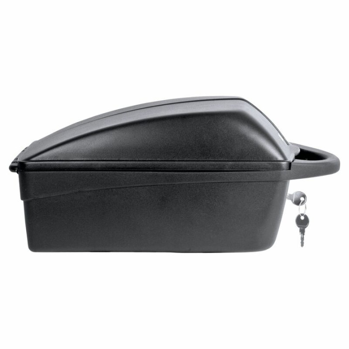 Top case vélo Polisport système d'attache rapide noir