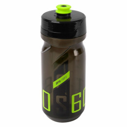 Bidon Polisport S600 clair noir/Lime vert bouchon à visser 600ml