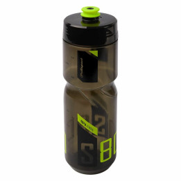 Bidon Polisport S800 clair noir/Lime vert bouchon à visser 700ml