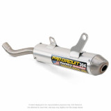 Silencieux PRO CIRCUIT 304 alu brossé/casquette inox Kawasaki KX250 SK99250-SE