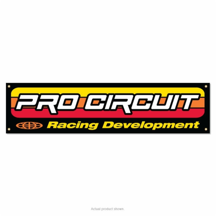 Bannière PRO CIRCUIT logo origine 90"x23" | Oxmoto