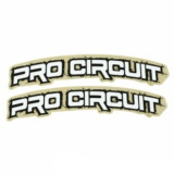Autocollants rétro pour garde-boue PRO CIRCUIT | Oxmoto