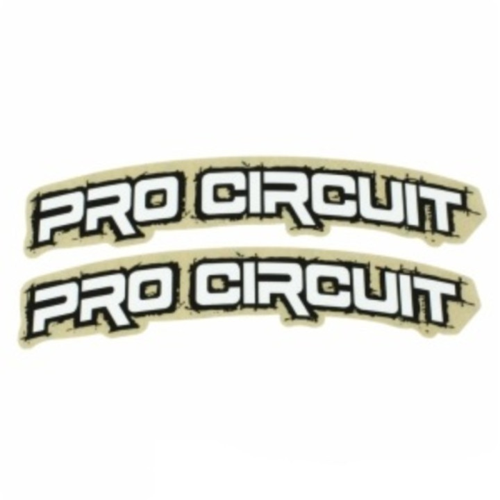 Autocollants rétro pour garde-boue PRO CIRCUIT | Oxmoto