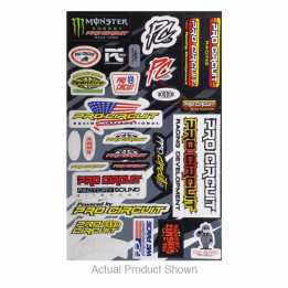 Feuille de stickers PRO CIRCUIT Deluxe 2022 | Oxmoto