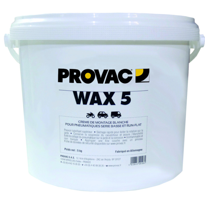 Crème de montage pneus Provac blanche - 1x5kg | Oxmoto