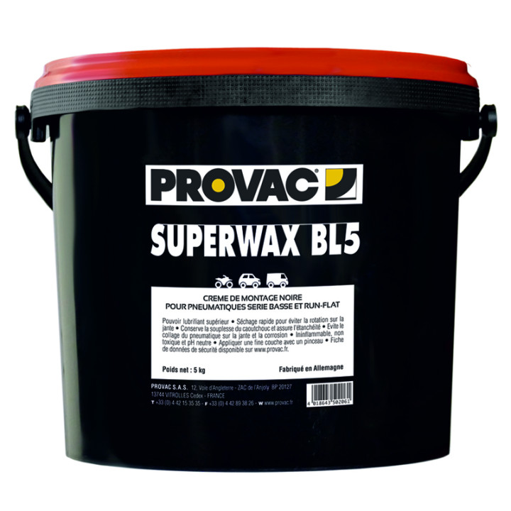 Crème de montage pneus Provac noir - 2x5kg | Oxmoto