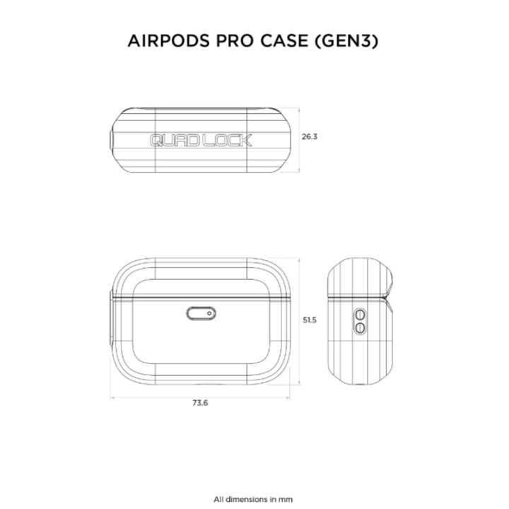 Coque Quad Lock® pour AirPods Pro | Oxmoto