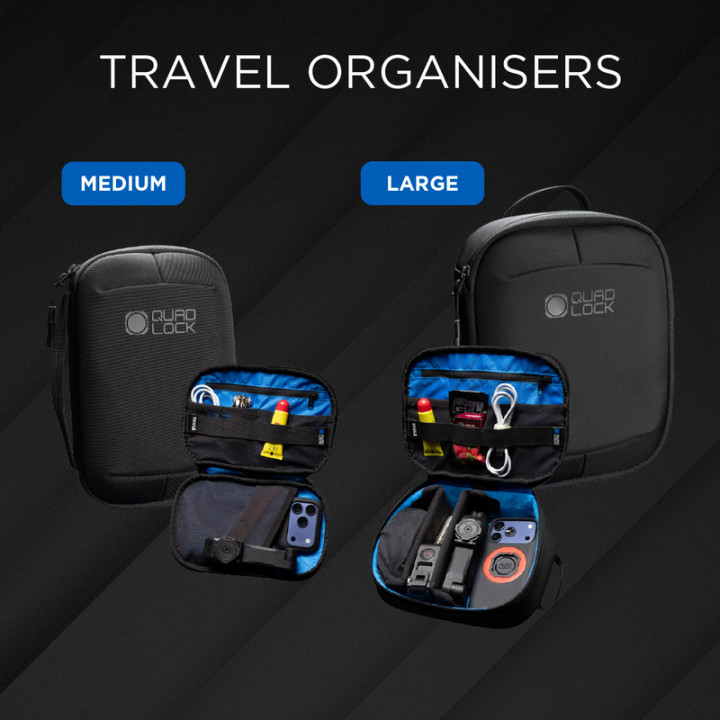 QUAD LOCK®Organisateur de voyage Medium | Oxmoto