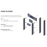 Présentoir Shop-in-Shop QUAD LOCK - anglais | Oxmoto