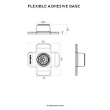 Base flexible adhésive QUAD LOCK 360 | Oxmoto