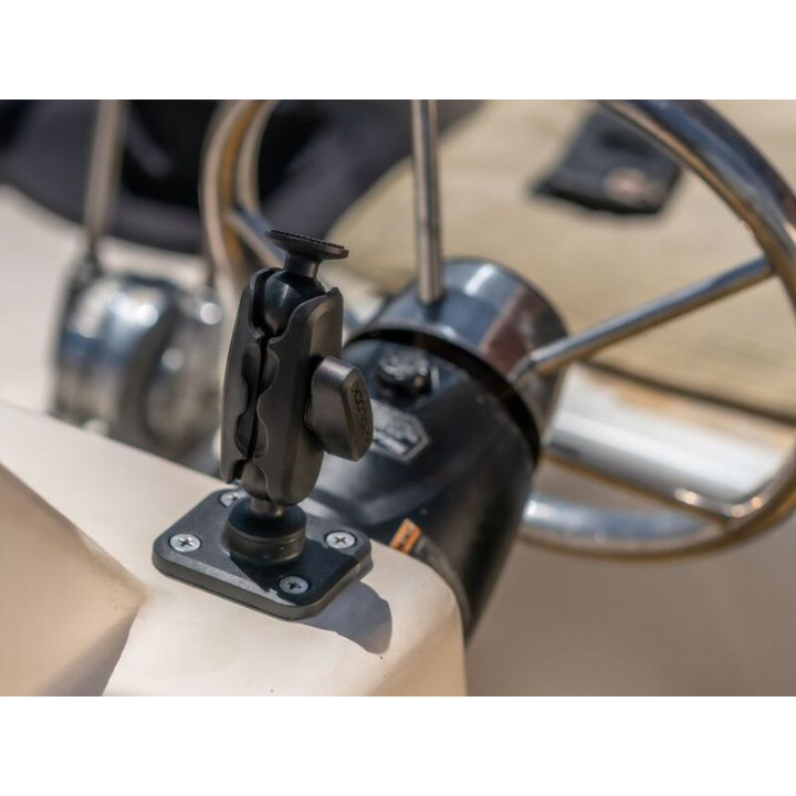 Base rectangulaire 2 trous QUAD LOCK 360 | Oxmoto
