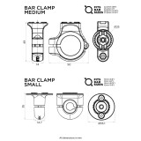 Base de support guidon QUAD LOCK 360 - medium | Oxmoto