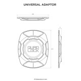 Adaptateur universel QUAD LOCK | Oxmoto