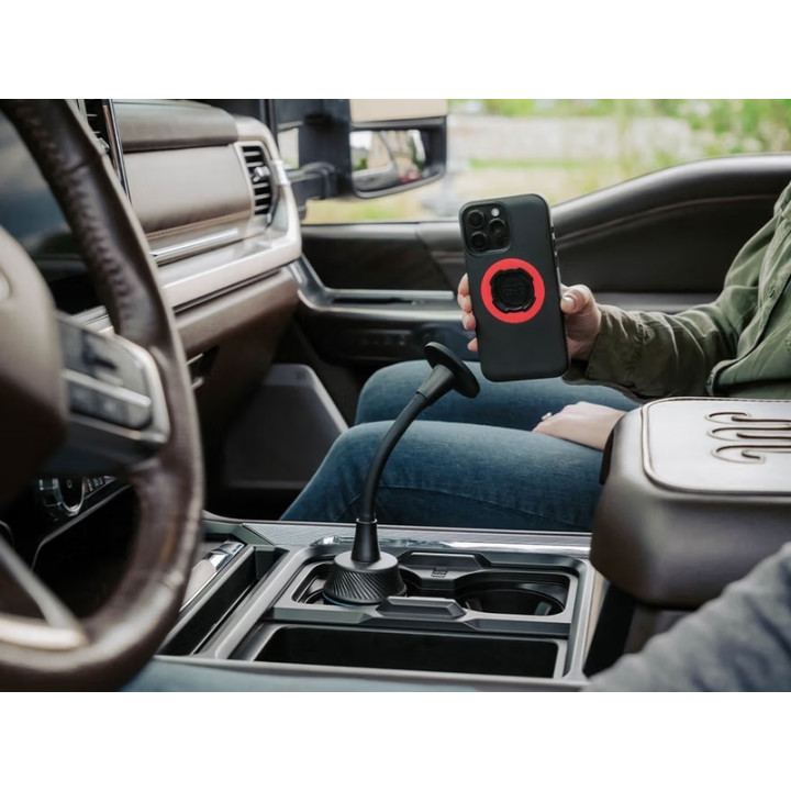 Support voiture QUAD LOCK pour porte-gobelet | Oxmoto