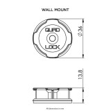 Support mural adhésif QUAD LOCK | Oxmoto