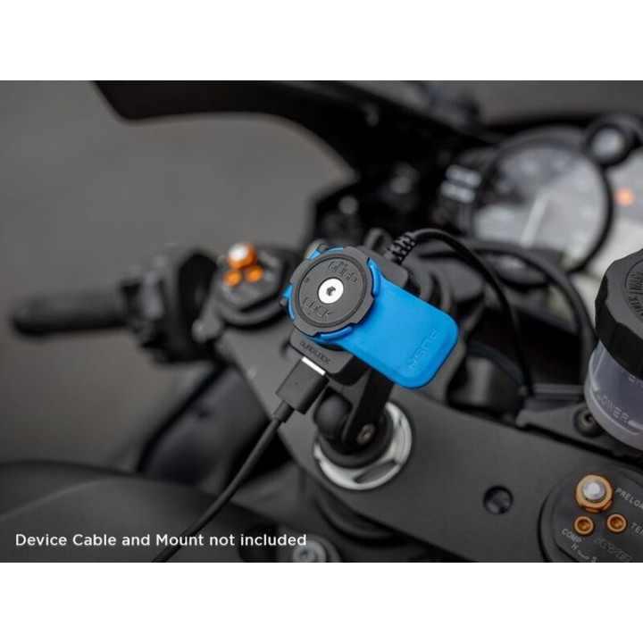 Chargeur USB QUAD LOCK moto | Oxmoto