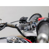 Support de montage guidon QUAD LOCK Pro Chrome | Oxmoto