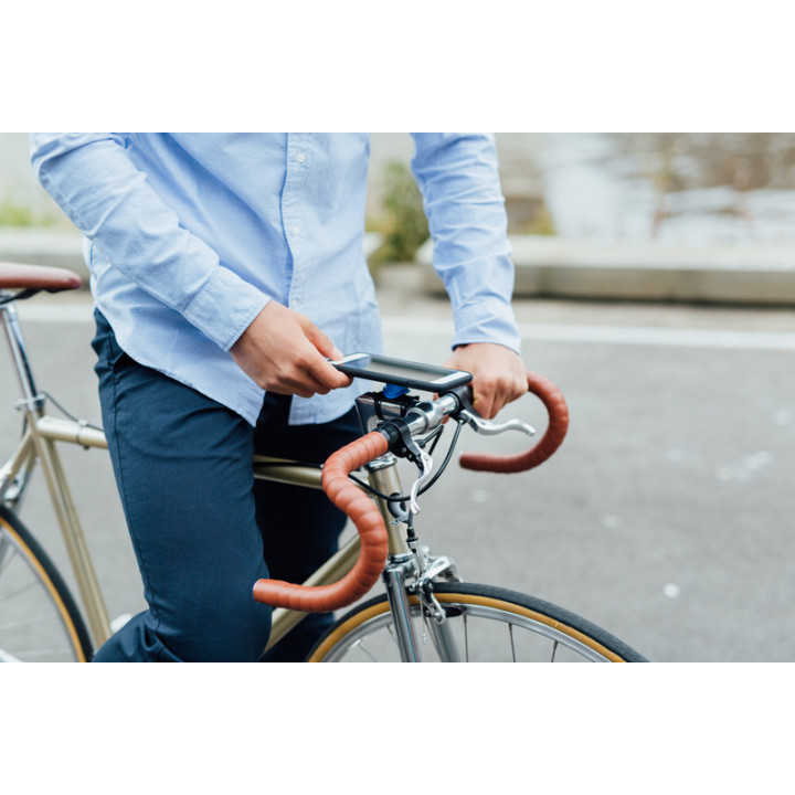 Support de smartphone vélo QUAD LOCK potence/guidon | Oxmoto