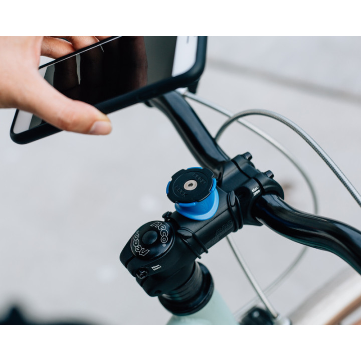 Support de smartphone vélo QUAD LOCK potence/guidon | Oxmoto