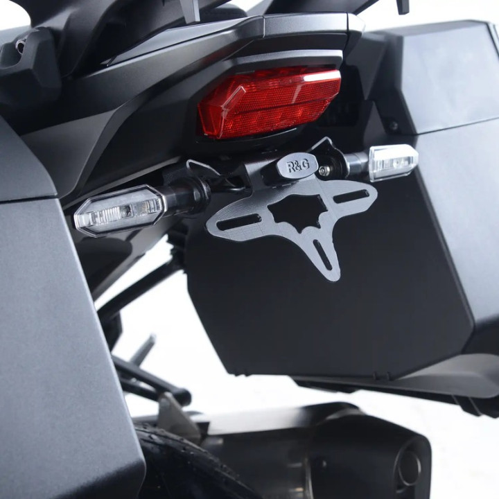 Support de plaque R&G RACING noir LP0350BK | Oxmoto