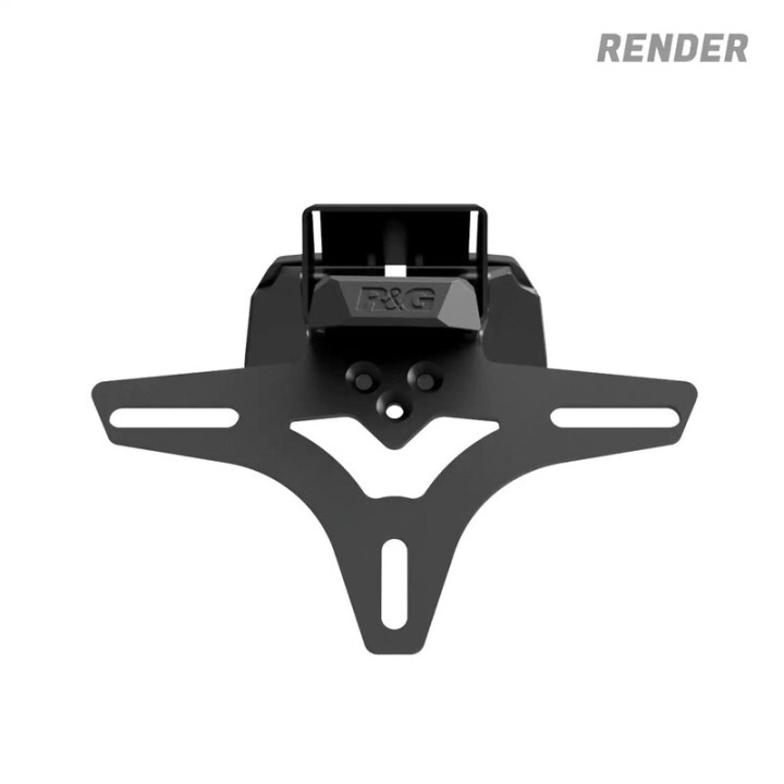 Support de plaque d'immatriculation R&G RACING LP0406BK