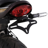 Support de plaque R&G RACING noir LP0412BK | Oxmoto