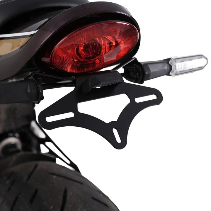 Support de plaque R&G RACING noir LP0412BK | Oxmoto