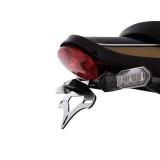 Support de plaque R&G RACING noir LP0412BK | Oxmoto
