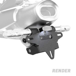 Support de plaque R&G RACING - noir LP0403BK | Oxmoto