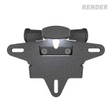 Support de plaque R&G RACING - noir LP0403BK | Oxmoto