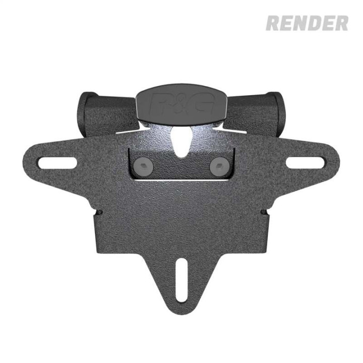 Support de plaque R&G RACING - noir LP0403BK | Oxmoto