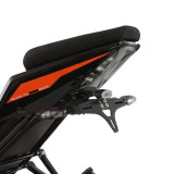 Support de plaque R&G RACING noir LP0347BK | Oxmoto