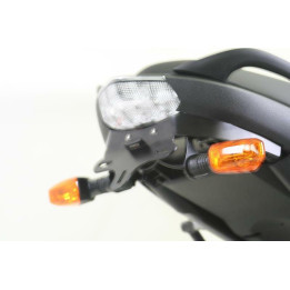 Support de plaque R&G RACING noir Kawasaki Versys 650 LP0039BK