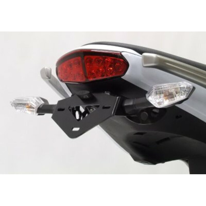 Support de plaque R&G RACING noir Kawasaki ER-6 F/N LP0119BK