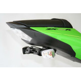 Support de plaque R&G RACING noir Kawasaki LP0064BK | Oxmoto