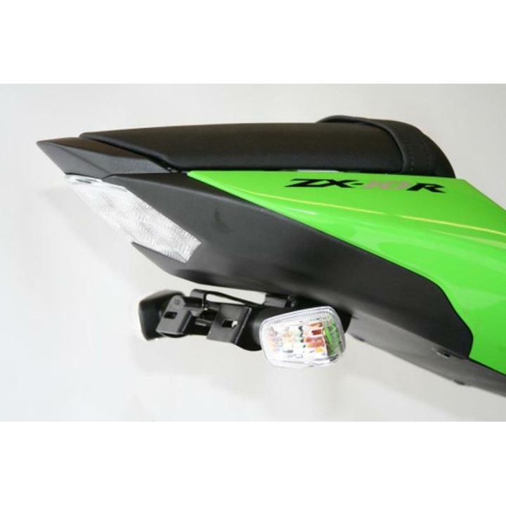 Support de plaque R&G RACING noir Kawasaki LP0064BK | Oxmoto