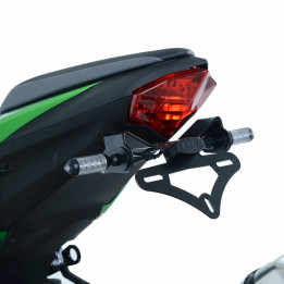 Support de plaque R&G RACING noir Kawasaki Z125 LP0261BK