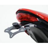 Support de plaque R&G RACING noir Ducati Monster 1200R LP0191BK