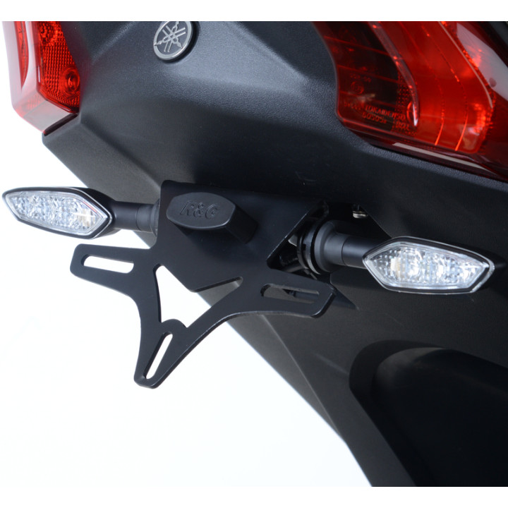 Support de plaque R&G RACING noir Yamaha T-Max 530 LP0233BK