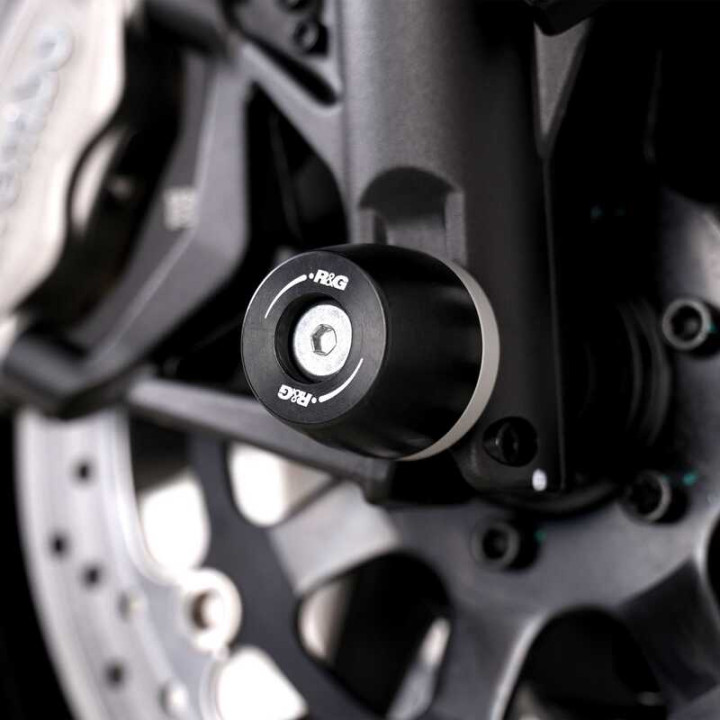 Protection de fourche R&G Racing FP0334BK | Oxmoto