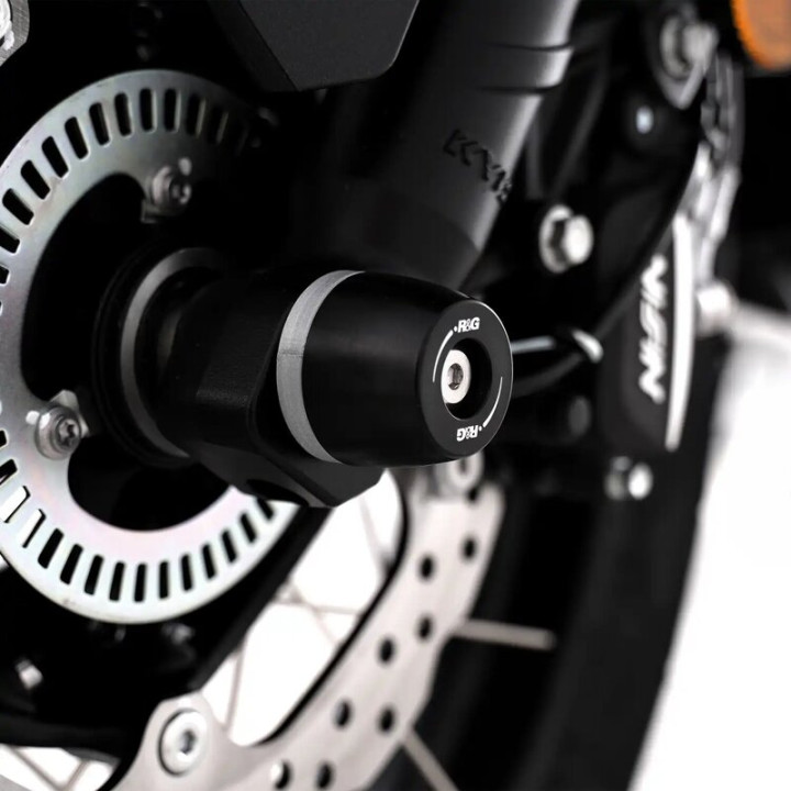 Protection de fourche R&G RACING noir FP0339BK | Oxmoto