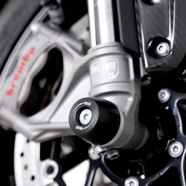 Protection de fourche R&G Racing FP0323BK | Oxmoto