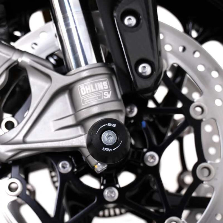 Protection de fourche R&G Racing FP0323BK | Oxmoto