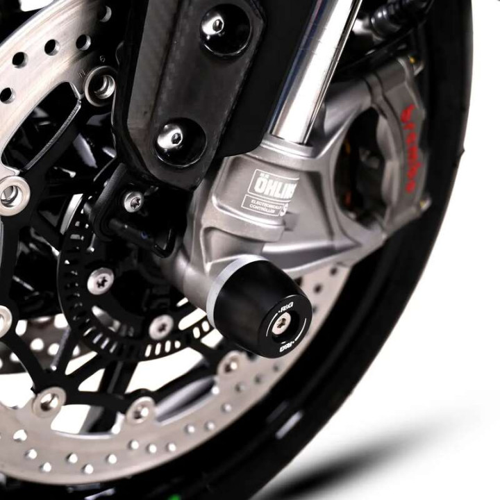 Protection de fourche R&G Racing FP0323BK | Oxmoto